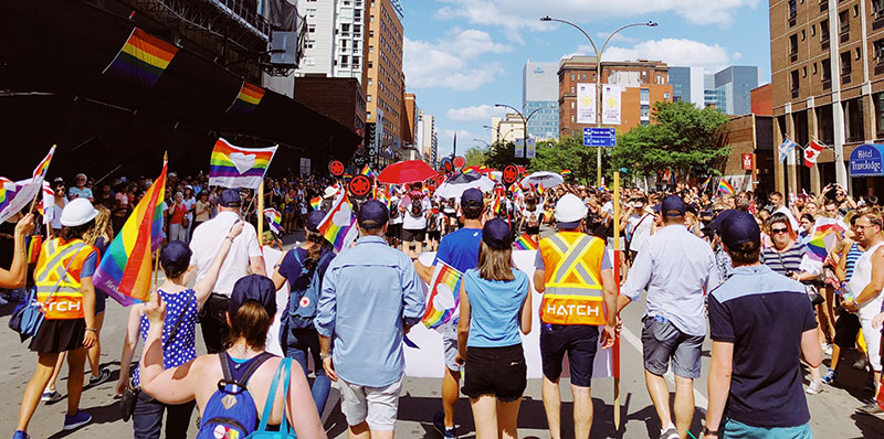 Marcha del Orgullo de Montreal 2018
