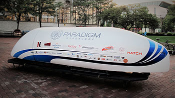 L'équipe Paradigm Hyperloop