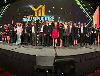La gala de los Premios The Year in Infrastructure 2019 de Bentley se celebró en Singapur el 24 de octubre de 2019.