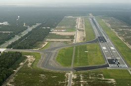 New runway at Cancun International Airport