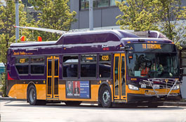 King County trolley bus